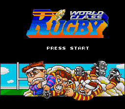 World Class Rugby (Europe) Title Screen